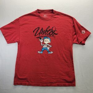 ECKO‎ Mens XL Unlimited Red Vandals Graffiti T Shirt
